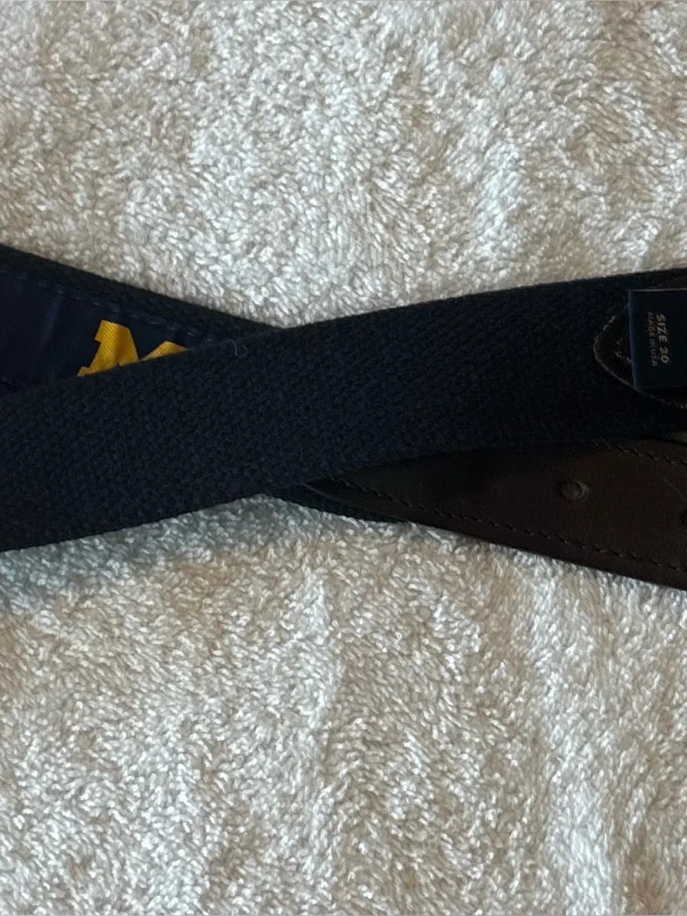 Vineyard Vines University of Michigan Wolverines Belt-Men’s size 30